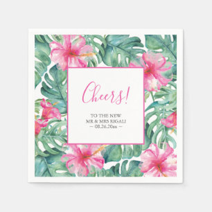 Wedding Napkins Tropical Destination