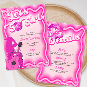 Wedding,Nashville Bachelorette, Bachelorette,  Invitation