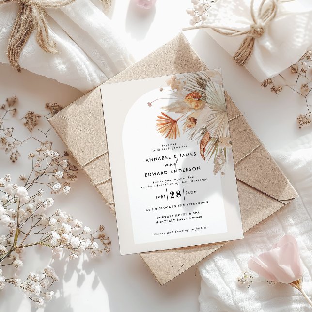 Wedding natural botanical pampas grass elegant (Creator Uploaded)