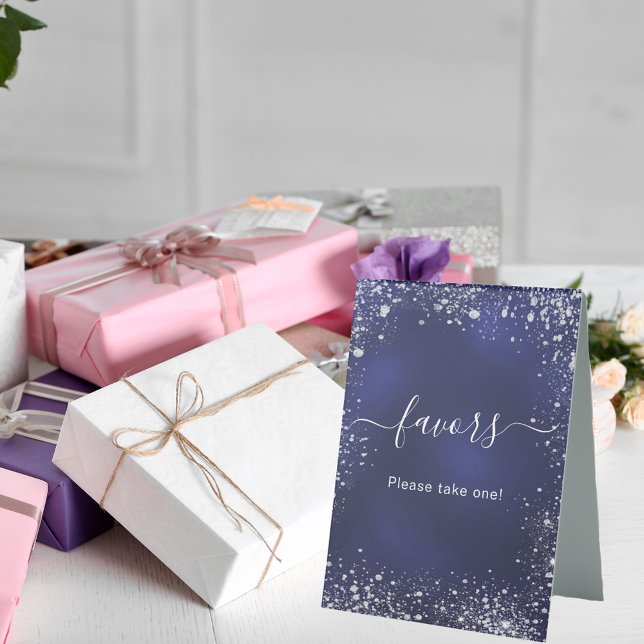 Wedding navy blue silver favours (Creator Uploaded)