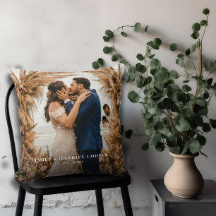 Wedding Newlywed Couple Keepsake Cushion