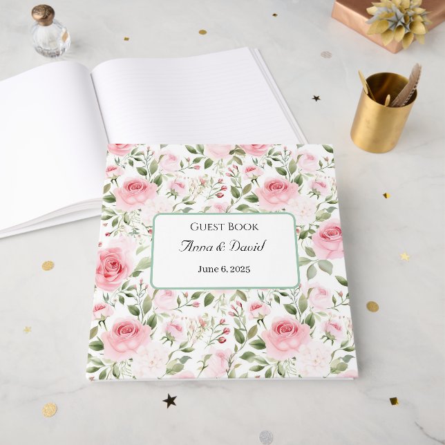 Wedding Non Foil Guest Book (Front Open)