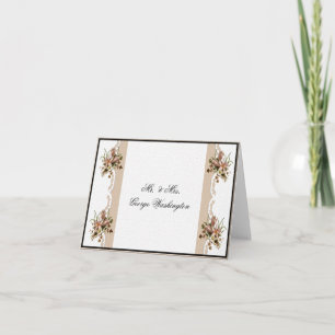 Wedding Note & Thank You Card Template