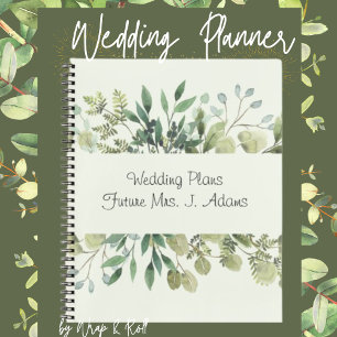 Wedding Notebook Planner Personalised