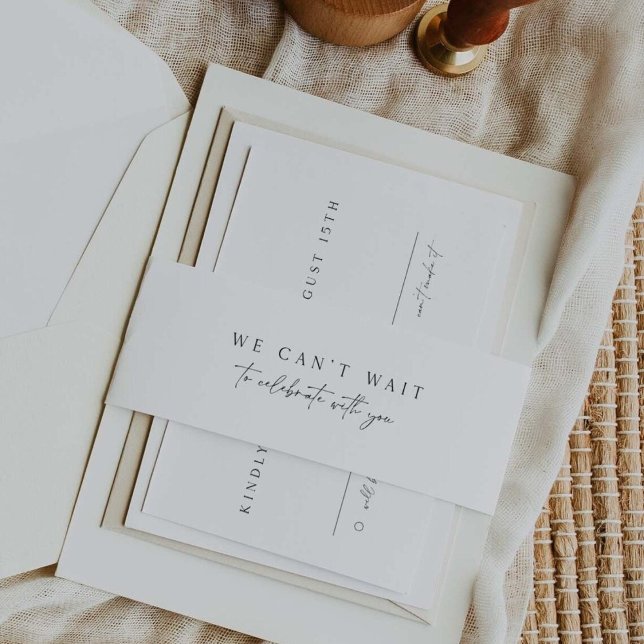 Wedding Of Invitation Belly Band (Creator Uploaded)