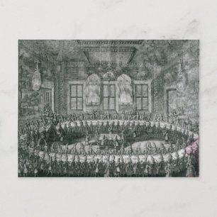 Wedding of Peter I  and Catherine  in the Winter Postcard