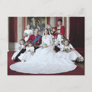 Wedding of Prince William and Catherine Middleton Postcard