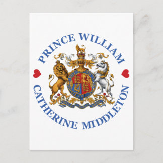 Wedding of Prince William and Catherine Middleton Postcard