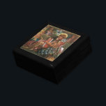 Wedding of St George, Princess Sabra by Rossetti Gift Box<br><div class="desc">The Wedding of St. George and the Princess Sabra (1857) by Dante Rossetti is a vintage Victorian Pre-Raphaelite fine art love and romance portrait painting. A romantic mediaeval scene with Princess Sabra threading a lock of her hair through St George's helmet. A classic fairy tale with a knight in shining...</div>