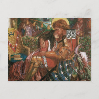 Wedding of St George, Princess Sabra by Rossetti Postcard
