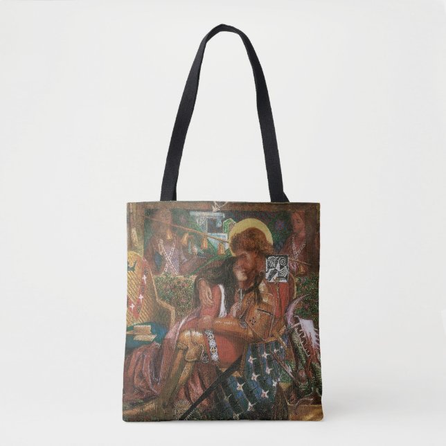 Wedding of St George, Princess Sabra by Rossetti Tote Bag (Front)