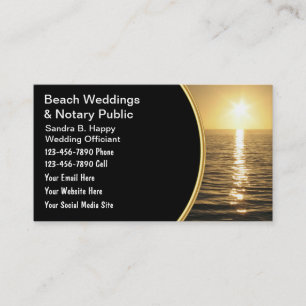 Wedding Officiant Business Cards
