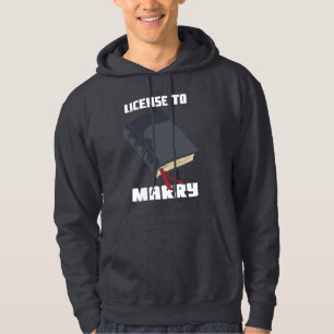 Wedding Officiant License to Marry Hoodie