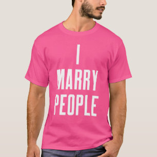 Wedding Officiant Marry Internet Ordained Minister T-Shirt