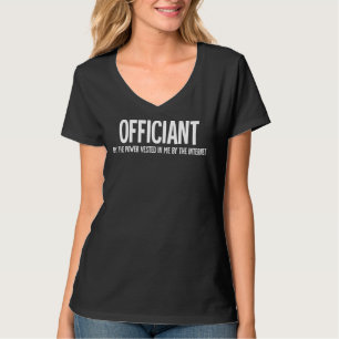 Wedding Officiant Ordained Internet Minister T-Shirt