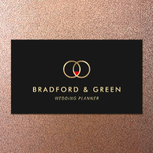 Wedding Officiant Planner Business Card