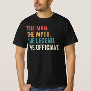Wedding Officiant T-Shirt, Officiant Gif T-Shirt