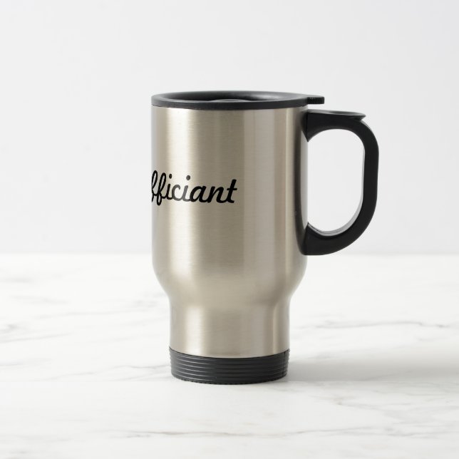 Wedding Officiant Travel Mug (Right)