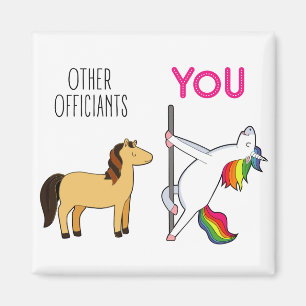 Wedding Officiant Unicorn Funny Proposal Magnet