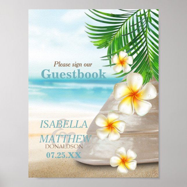 Wedding on the Beach Poster (Front)