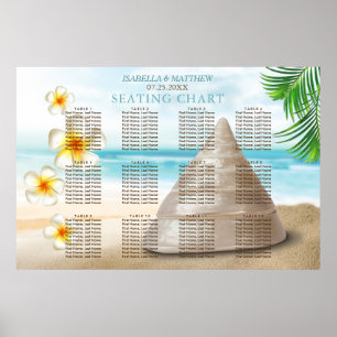 Wedding on the Beach - Seating Chart