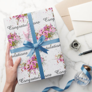 Wedding or Anniversary Love Frame Wrapping Paper