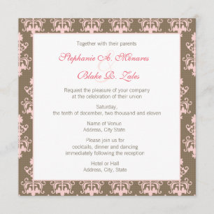 Wedding or Bridal Shower Invitation