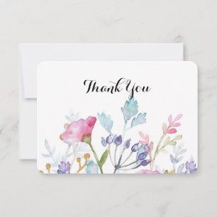 wedding or bridal shower thank you card