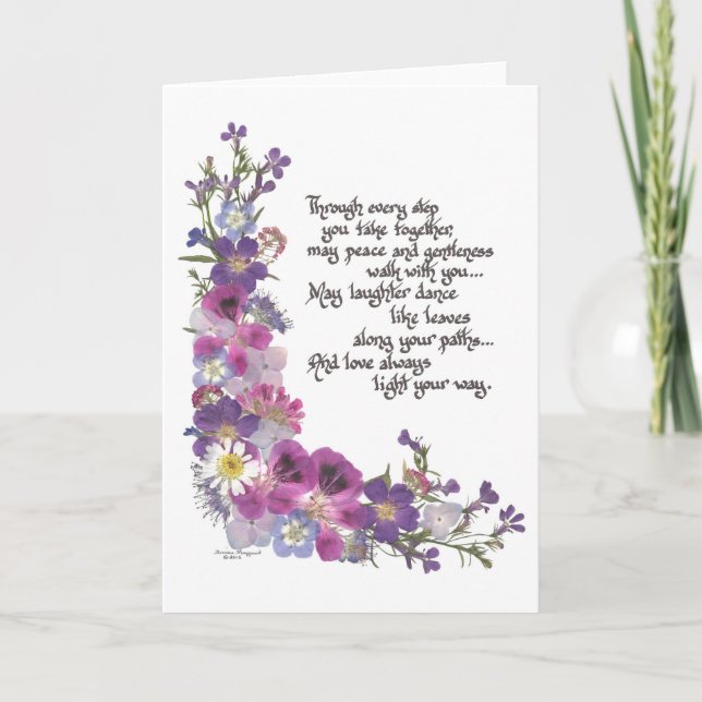 Wedding or Engagement Card (Front)