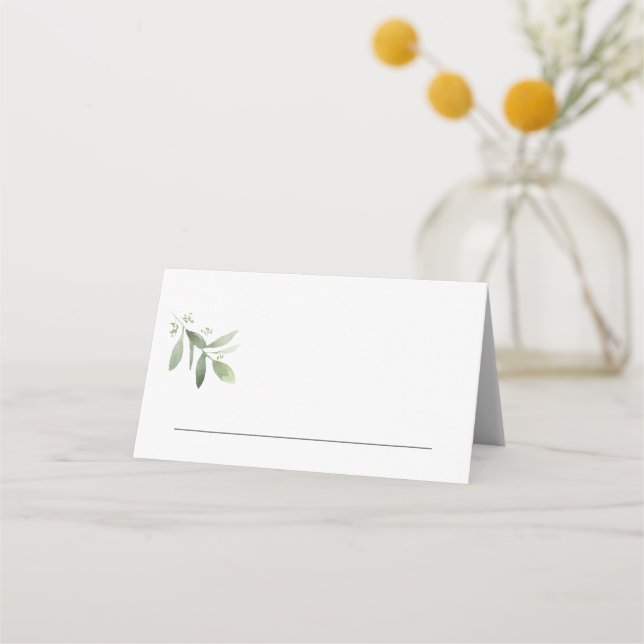 Wedding or event place card (Front)