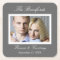 Wedding or Special Event Photo Coasters - Grey