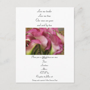 Wedding or vow renewal Invitation
