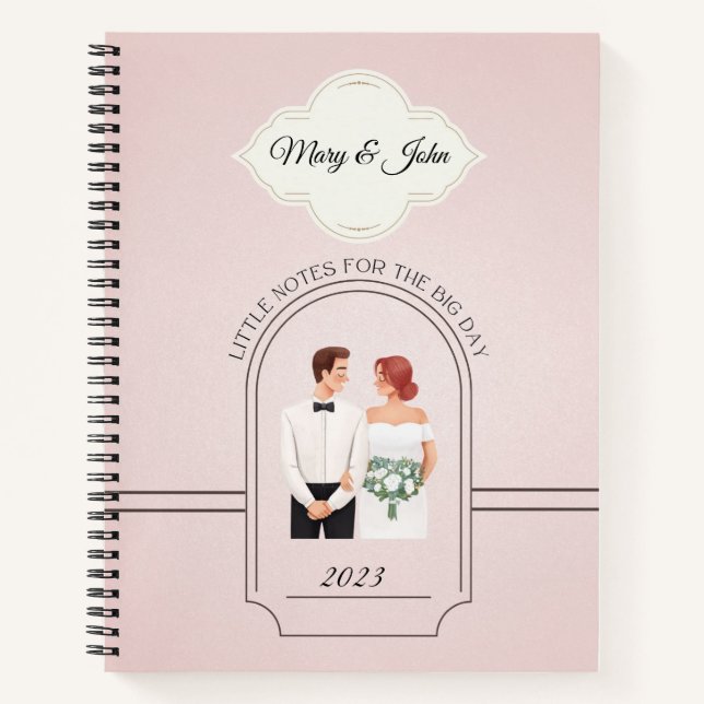 Wedding organiser  notebook (Front)