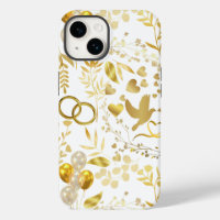 Wedding ornaments pattern in Gold 02