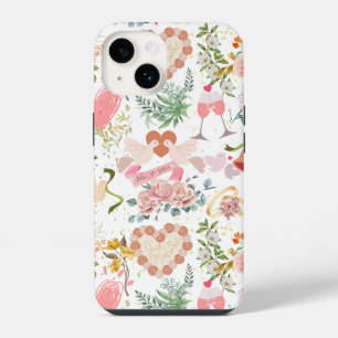 Wedding ornaments pattern iPhone 14 case