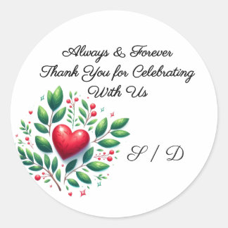 Wedding Packaging Sticker
