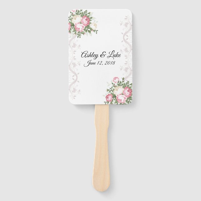 Wedding Paddle Fan (Front)