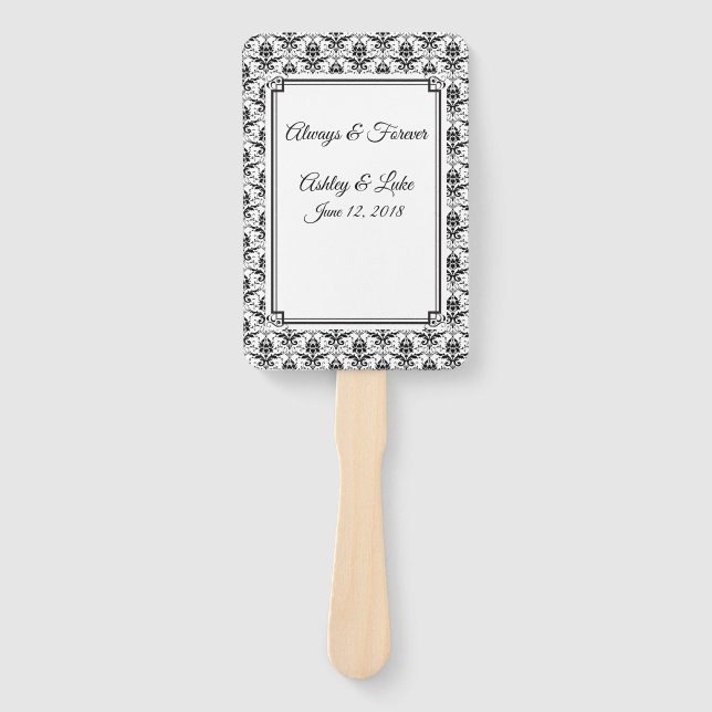 Wedding Paddle Fan (Front)