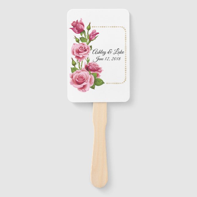 Wedding Paddle Fan (Front)
