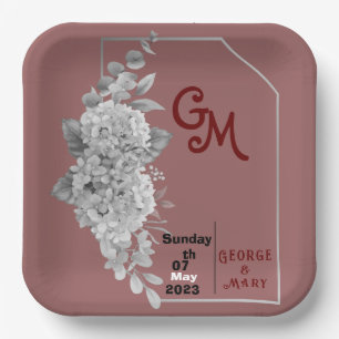 Wedding    paper cups paper plate