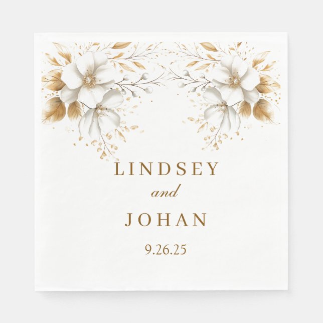 Wedding Paper Napkin (Front)