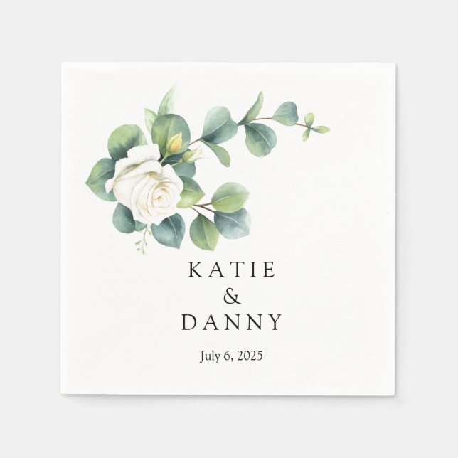 Wedding Paper Napkin (Front)