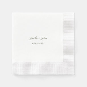wedding paper napkin, custom paper napkin