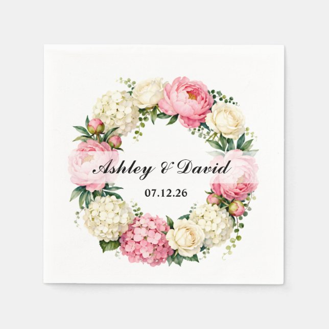 Wedding Paper Napkins (Front)
