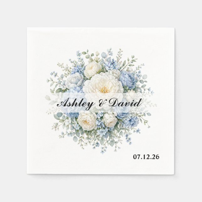 Wedding Paper Napkins (Front)