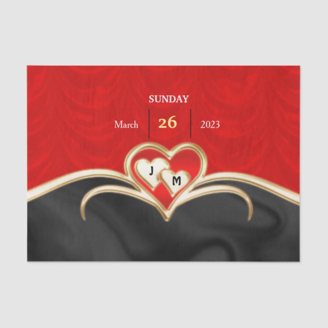 Wedding Paper Plates (Front)