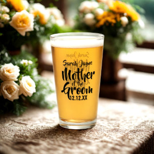 Wedding Parent Mother of the Groom Glass Tumbler