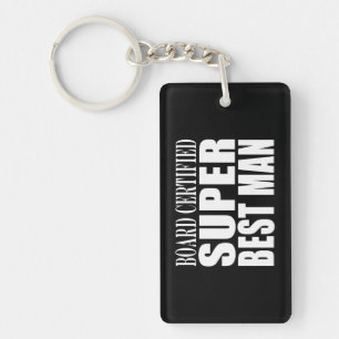 Wedding Party Favour Board Certified Super Best Key Ring