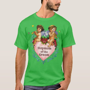 Wedding party gift stepmom of the groom angels che T-Shirt
