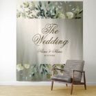  Wedding Party Green Leaves Golden Bronze Elegant